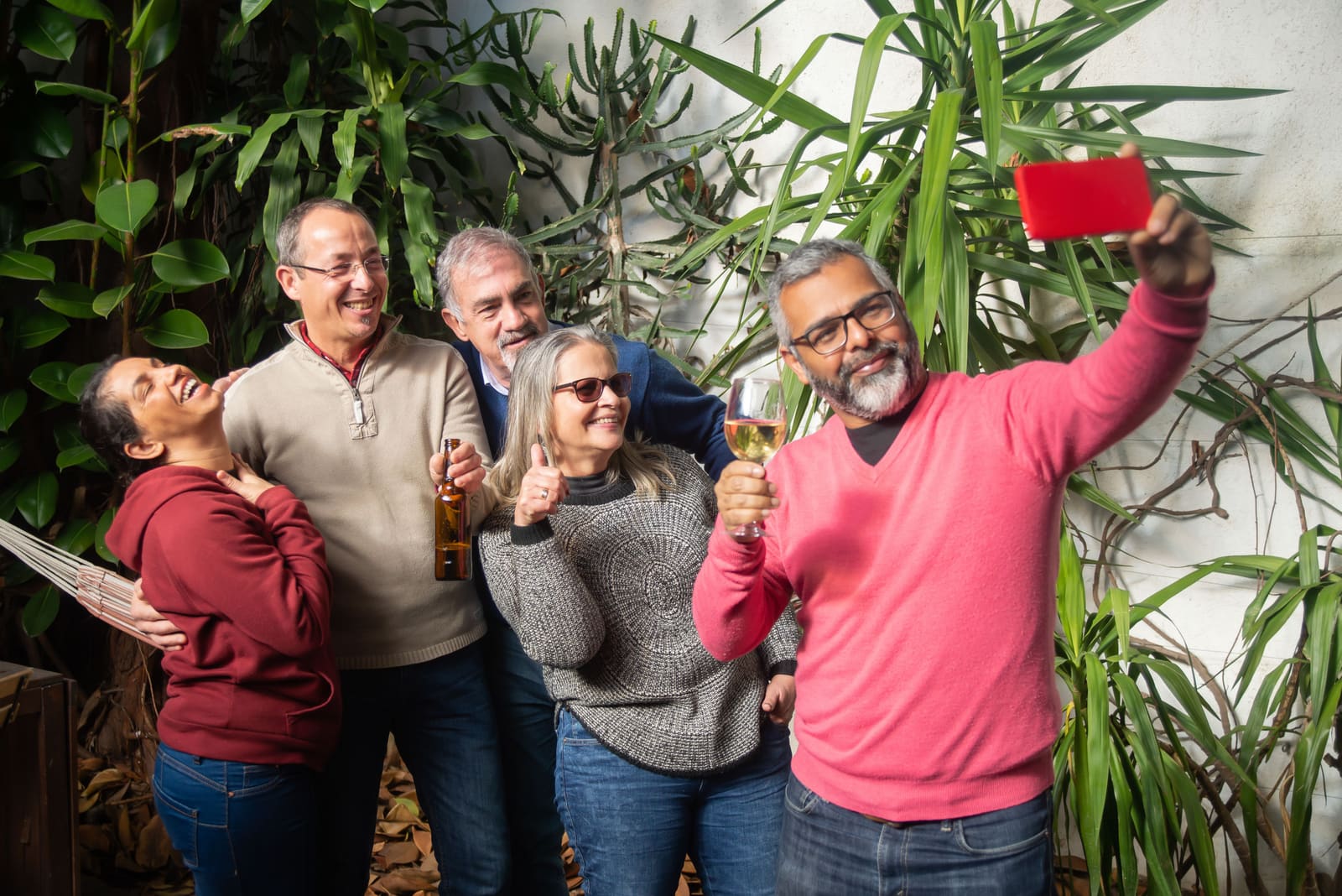 Gruppenfoto beim Fest